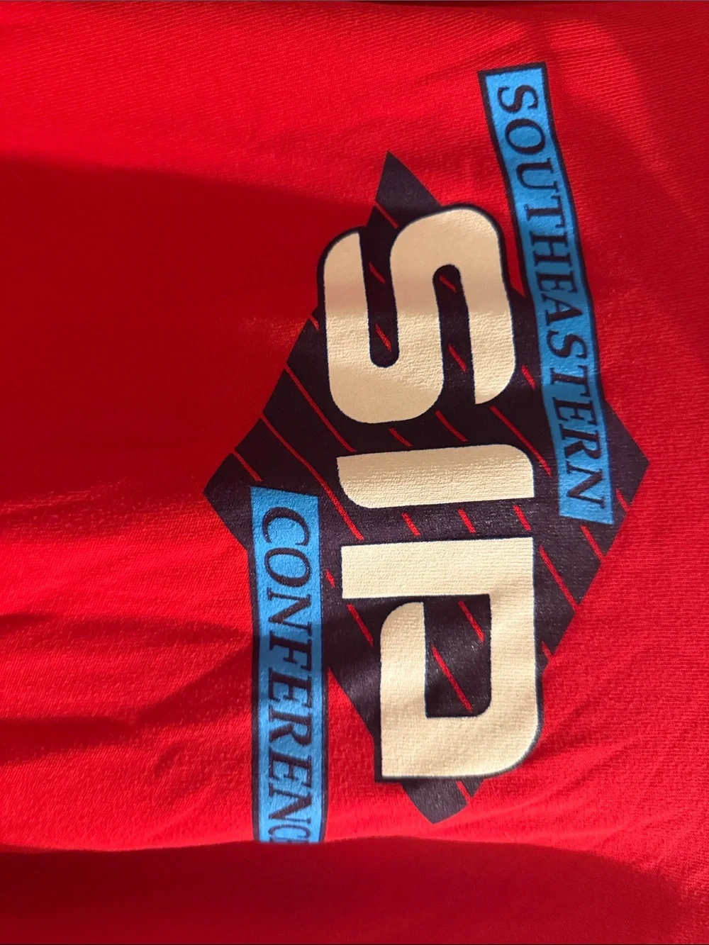 Southeastern Conference Red Hooded Sweatshirt